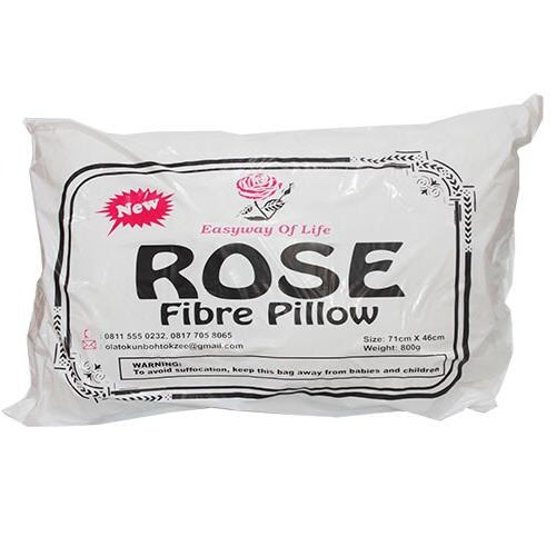 Fiber Pillow Rose